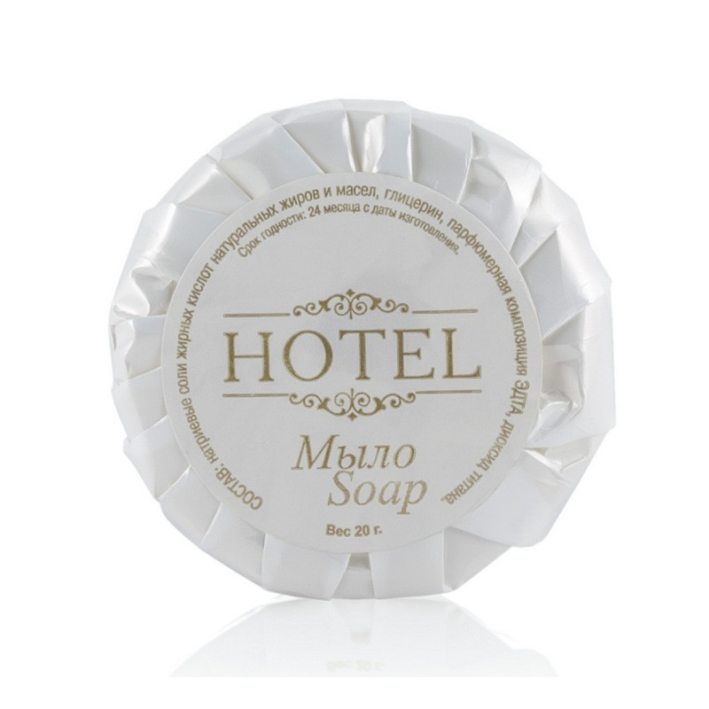 Мыло HOTEL 20г,гофра,300шт. 491507