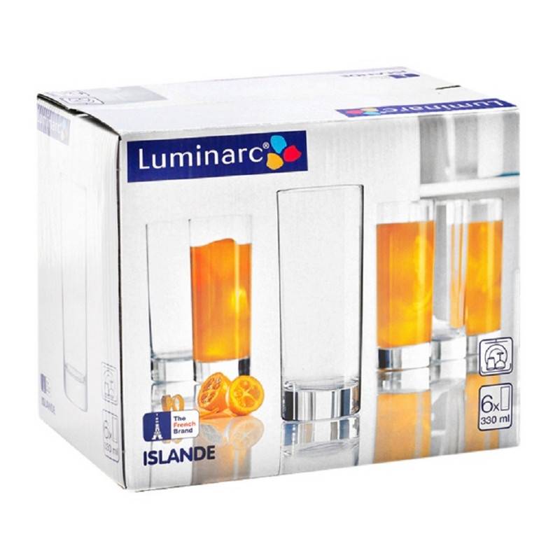 Набор стаканов ИСЛАНДИЯ 6 шт. 330мл высокие (J0040) Luminarc 389995