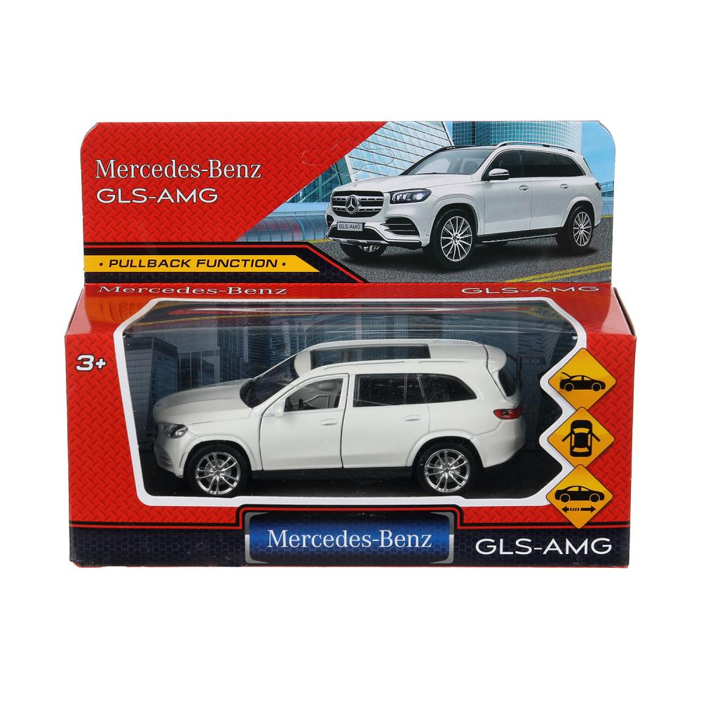 Машина металлическая "Мерседес-Бенц gls class amg" 12 см. белый Технопарк GLS-12-WH