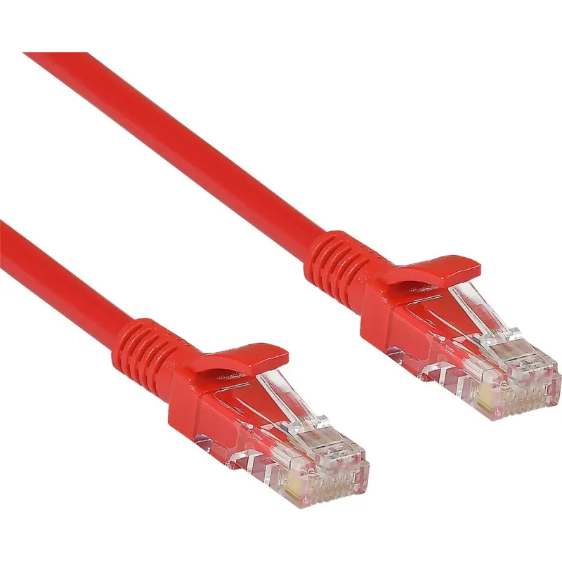 Патч-корд ExeGate UTP-RJ45-RJ45-5e-0,3M-RD, UTP, cat.5e, 0.3м, красный 2047368 EX258666RUS