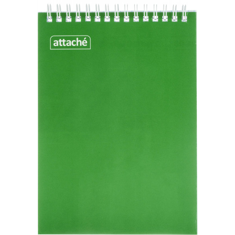 Блокнот на спирали А5 60л. Attache,т.-зеленый, блок 60г, обложка 215г 1441822