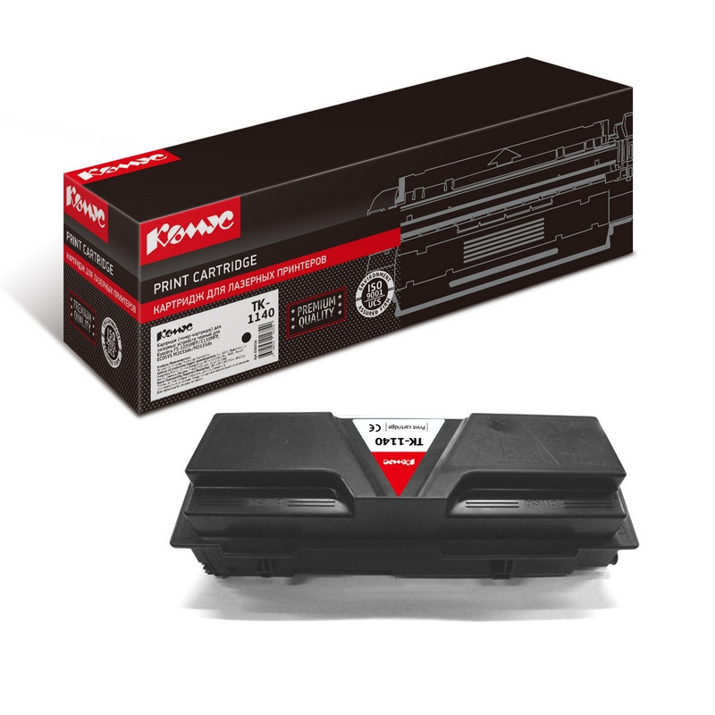 Картридж лазерный Комус TK-1140 чер. для Kyocera FS-1035/1135 856016