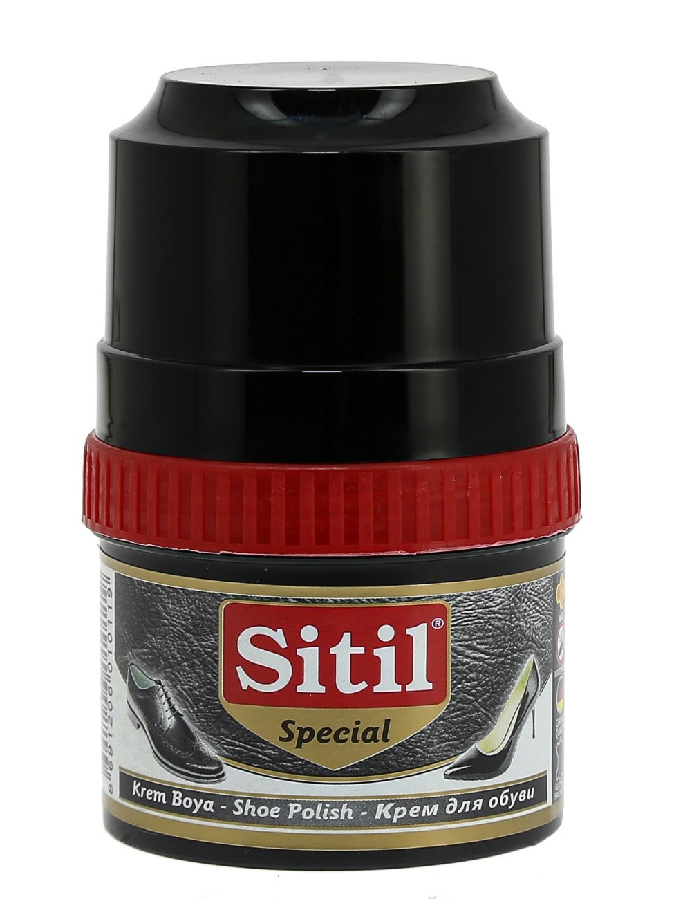 Крем для обуви Shoe Polish 60 ml,черн, крем-блеск, Sitil, 101.01 SKB 1809990