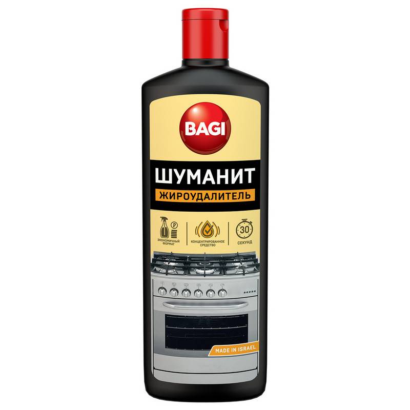 Средство для чистки плит Bagi Шуманит Жироудалитель 270 г 658415