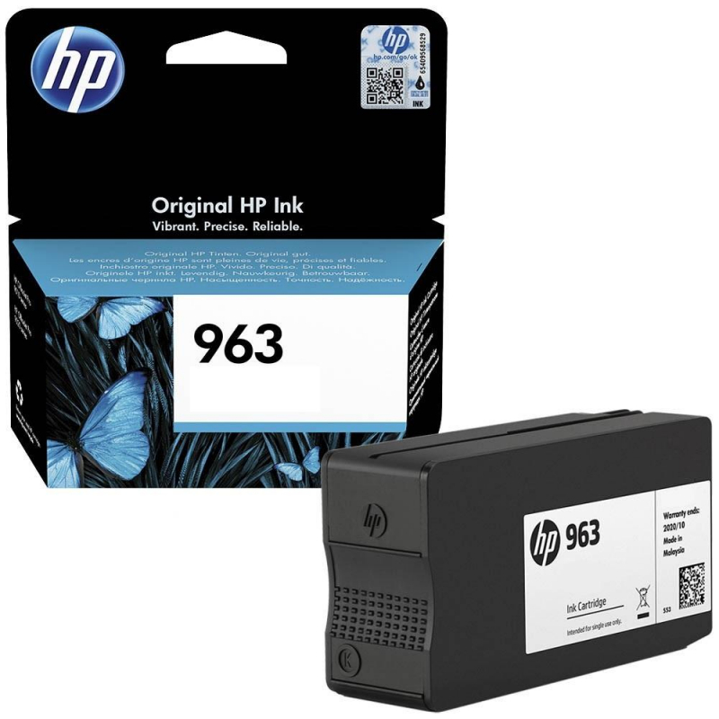 Картридж струйный HP 963 3JA23AE гол. для OJ Pro 9010/9020 1062038