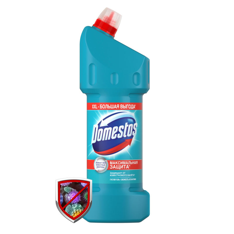 Средство для сантехники DOMESTOS универсальное Свежесть Атлантики 1,5 л 1482950 УТ000001545
