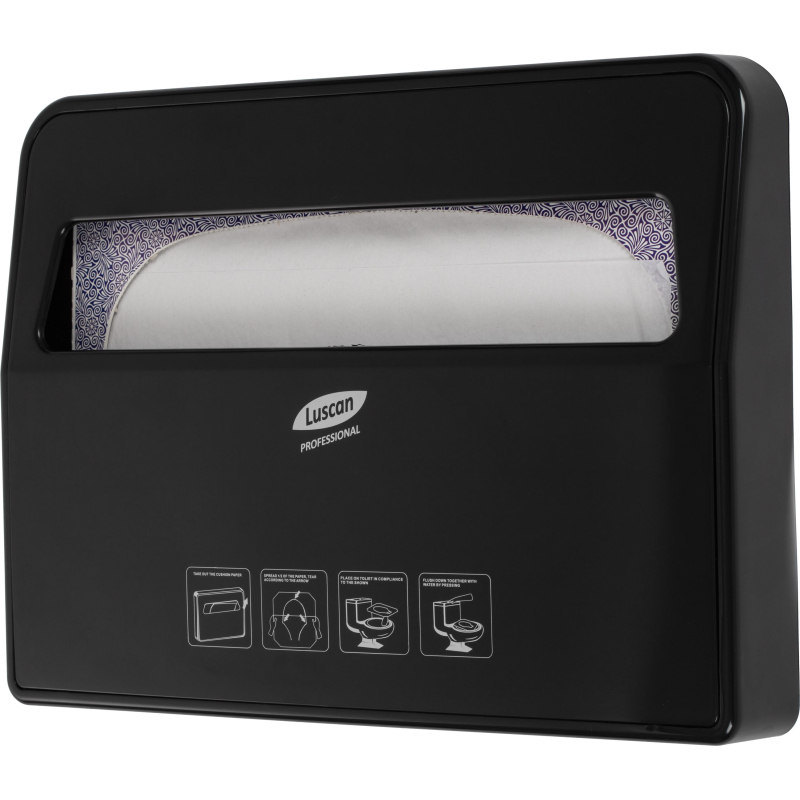 Диспенсер для покрытий на унитаз Etalon черный VX781 Luscan PROFESSIONAL 1653735 Tissue Dispenser VX781B
