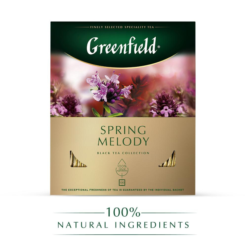 Чай Greenfield Spring Melody черный фольгир.100 пак 1065-09 418718