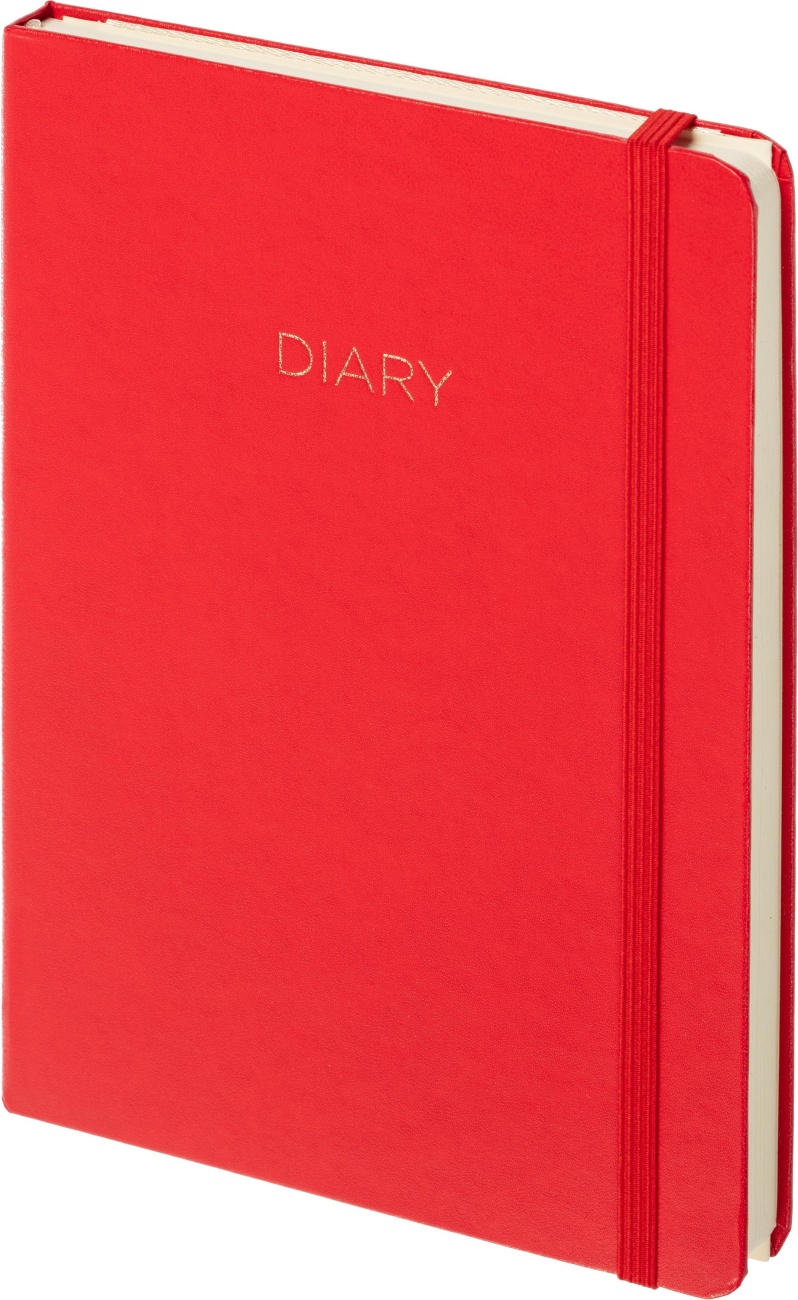 Ежедневник недат. красный, А5 136 л. Diary, ATTACHE 1568277