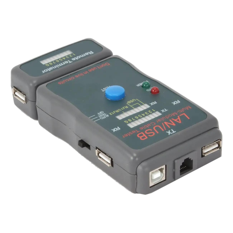 Тестер Cablexpert NCT-2, 100/1000 Base-TX, для UTP, STP, RJ-11, LAN 1670038