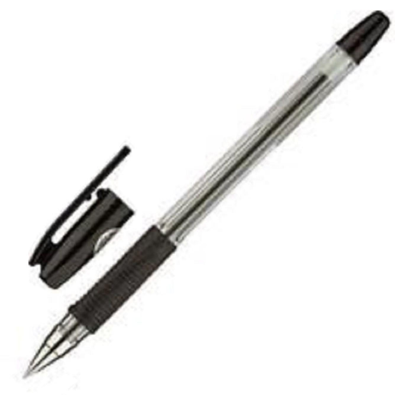 Ручка шарик. PILOT BPS-GP-М резин.манжет. черная Япония 1175440
