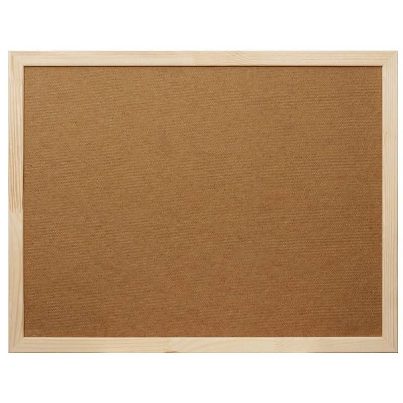Доска ДВП 45х60 см Attache Economy Softboard деревянная рама 902138