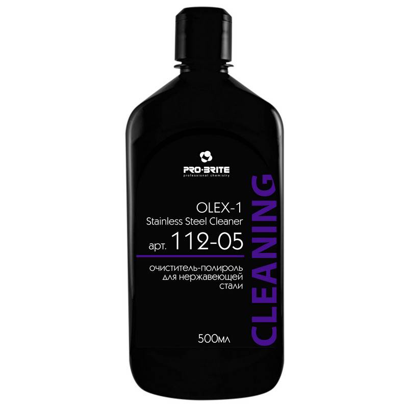 Очиститель-полироль для нержавеющей стали Pro-Brite Olex-1 0.5 л 112-05 604986