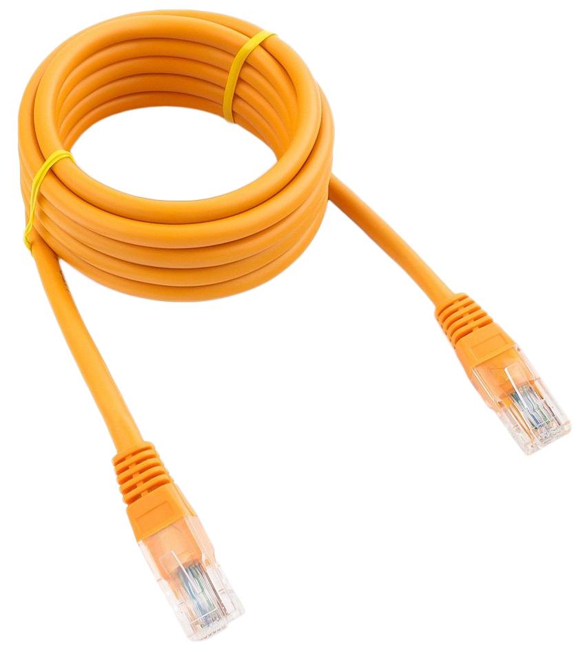 Патч-корд UTP Cablexpert PP12-1.1.5M/O кат.5e, 1.5 м, оранжевый 1124738 PP12-1.5M/O