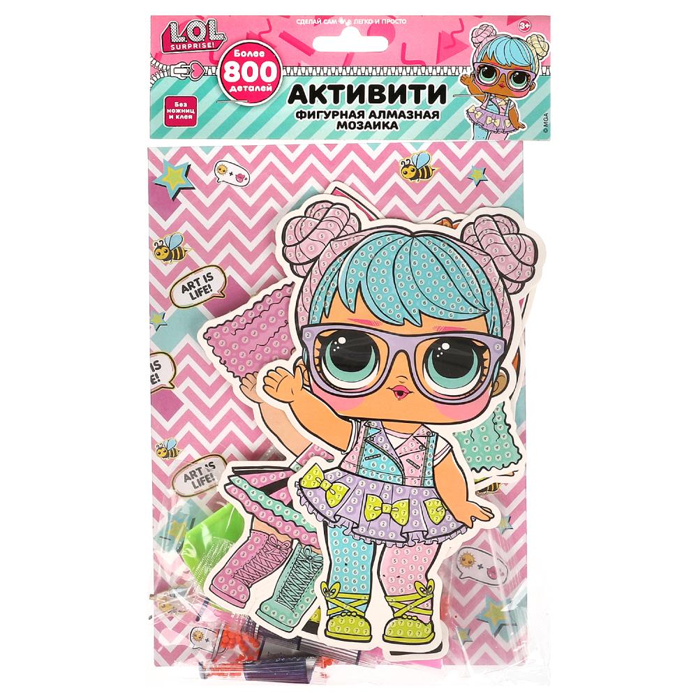Алмазная мозаика фигурная куколки модницы MultiArt AMF-113891