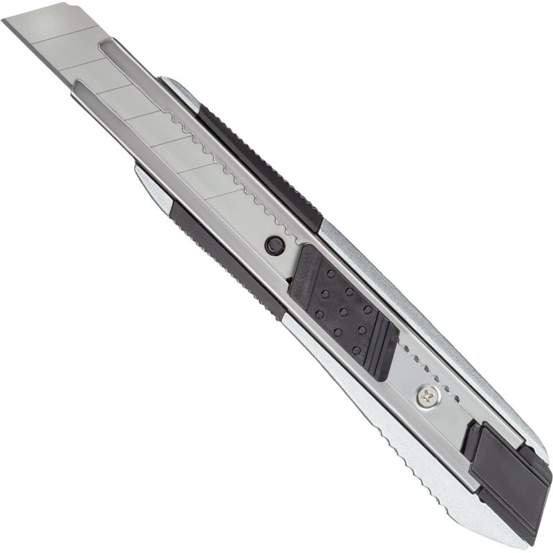 Нож универсальный Attache Selection 18мм,мет.нап.усил.алюм.корп.Auto lock 1432261 SX998