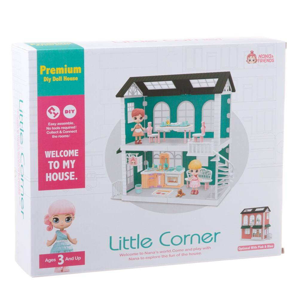 Игровой набор Модульный домик (собери сам) 4 секции, с аксессуарами AbToys WZ-11414