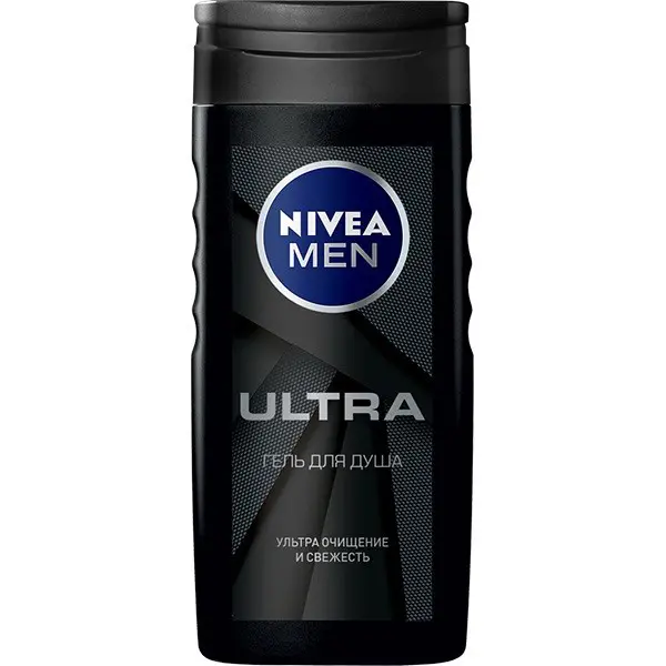Гель для душа NIVEA MEN ULTRA Ультраочищение и свежесть 250мл 4005900515124