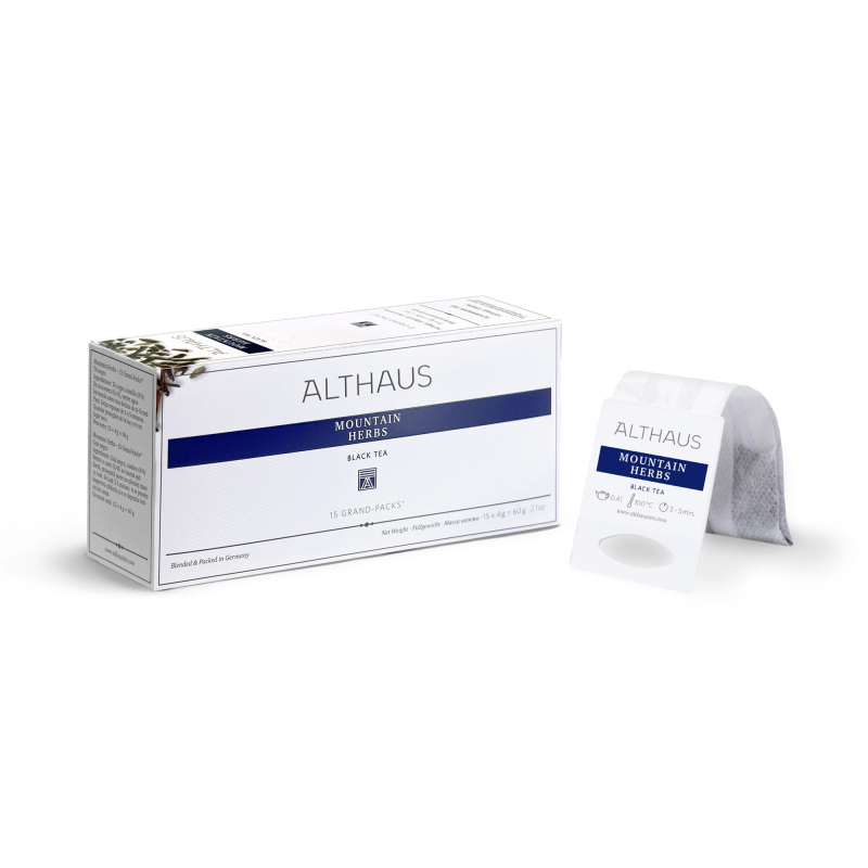 Чай Althaus черный Mountain Herbs Grand Pack, 15штх4г/уп 1456545