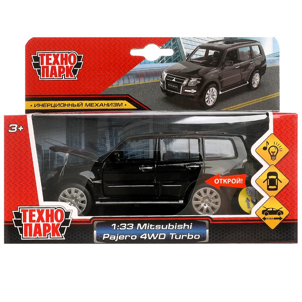 Машина металлическая, свет-звук, Митсубиши Паджеро 4wd турбо, 14,5 см. Технопарк SB-68463B