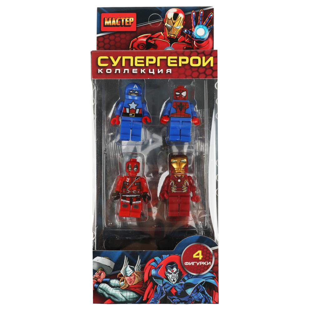Конструктор фигурки супергероев - 4 шт. Мастер 18058-ZH