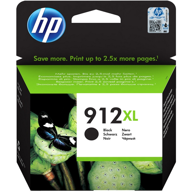 Картридж струйный HP 912XL 3YL84AE чер. пов. емк. для OfficeJet 801x/802x 1064185