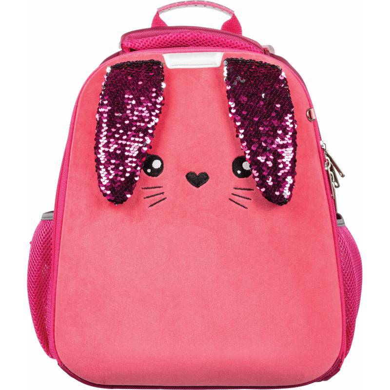 Ранец №1School Basic Bunny ярко-розовый, 2 отд., эргоном. спинка      №1 School 1271117
