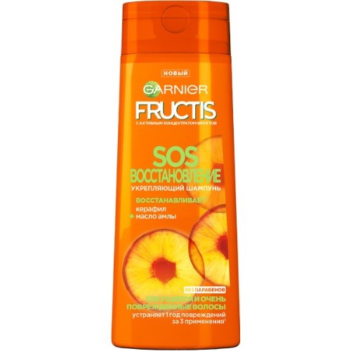 Шампунь для волос GARNIER Fructis SOS Восстановление 400мл 3600541285774