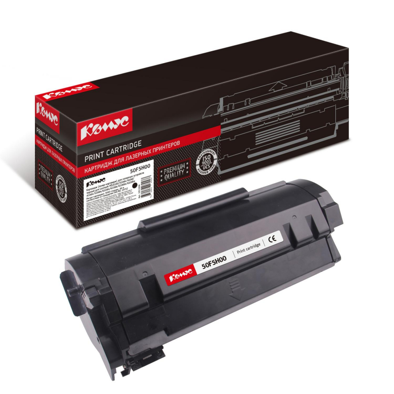 Тонер-картридж КОМУС 50F5H00 чер. для Lexmark MS310/410/510 1311504