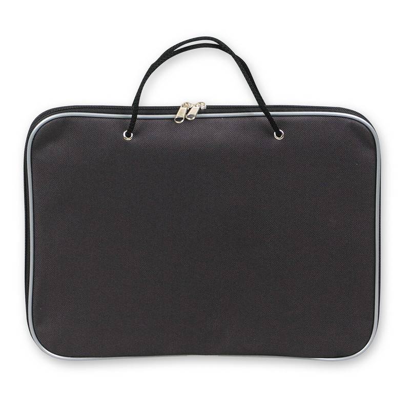 Папка-портфель Attache нейлоновая А4 черная (340x265 мм, 1 отделение) 50485