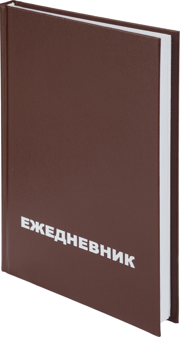 Ежедневник недат. А5,128л.55-65г,бумвинил коричнев,Attache Economy 1918914