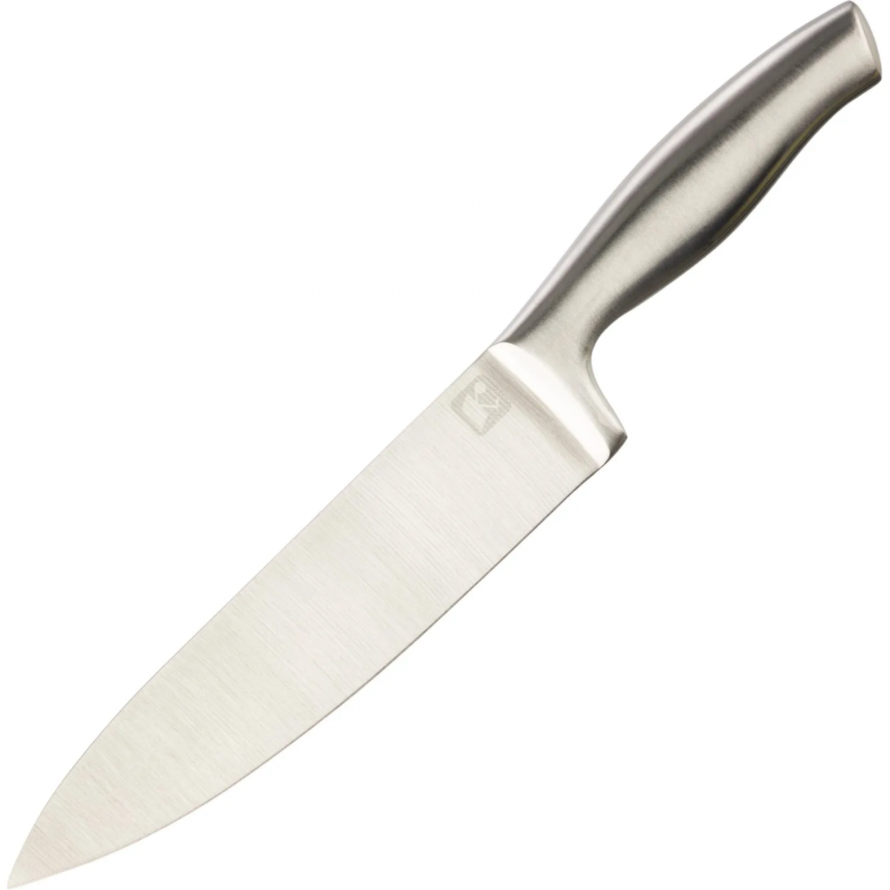 Нож поварской лез 200мм толщ 2,5мм 3Cr13 ручка матир. нерж сталь Комус 2248085 LB-1325A