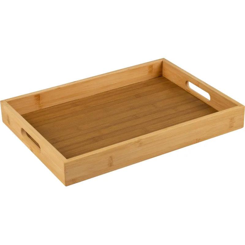 Поднос из бамбука с ручками Foresta di bambù, р-р: 41х30х5 см Mallony 2227029 106474