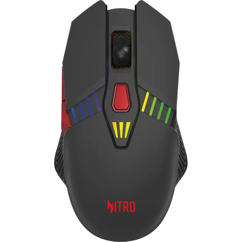 Мышь компьютерная Acer Nitro OMR305 черн. оптичес.3200dpi/6but BT/Radio USB 2012572 ZL.MCECC.020