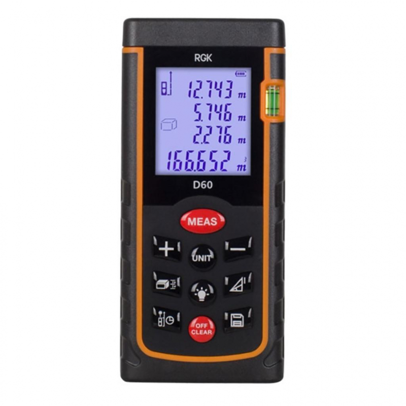 Дальномер лазерный RGK D60 1251788 4610011870613
