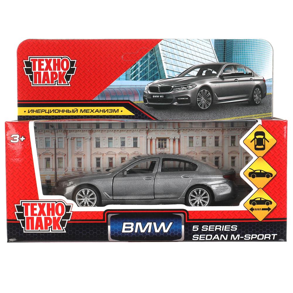 Машина металлическая БМВ 5 Седан M-Спорт, 12 см серая Технопарк 5ER-12-GY