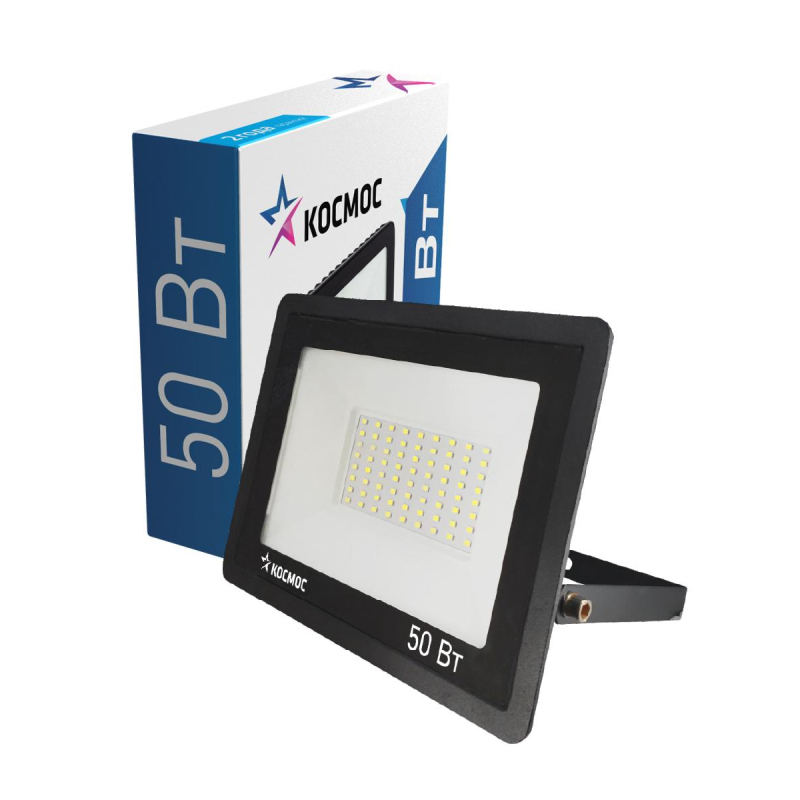 Прожектор светодиодный Космос K_PR5_LED_50 50Вт, 4000лм, IP65 786739