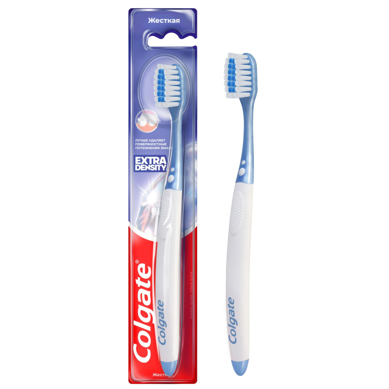 Зубная щетка COLGATE extra Density жесткая цвет в асс. 1661920 61023491