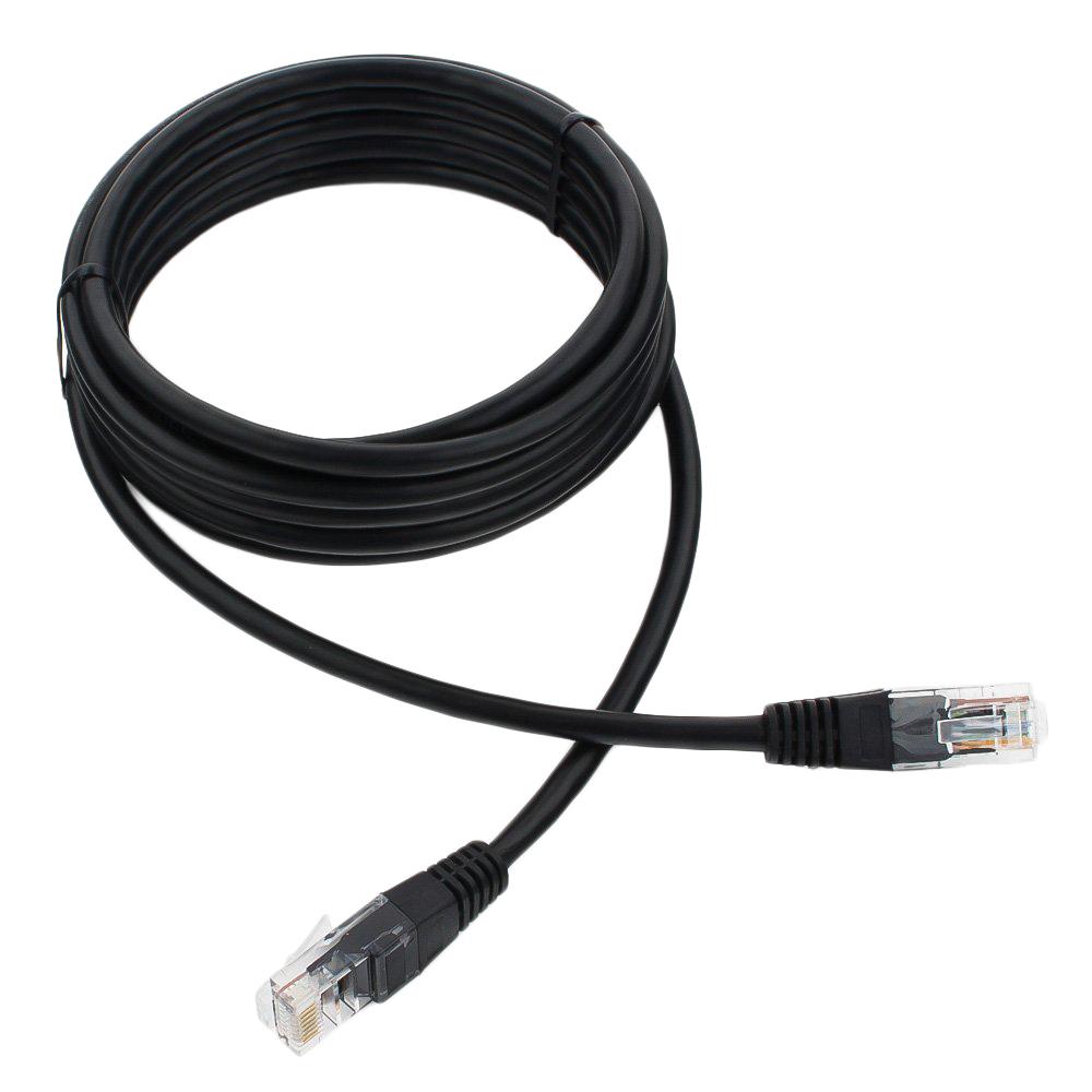 Патч-корд UTP Cablexpert PP12-3M/BK 5e, 3м, чёрный 1124750