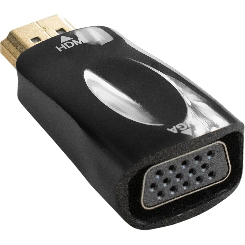 Переходник ExeGate (EX294718RUS)HDMI-VGA/EX-A-HDMI-VGA-001 (19M/15F) 2058531