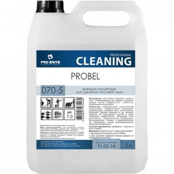 Моющее средство для удаления гипсовой пыли Pro-Brite Probel 5 л (концентрат) 070-5 628290