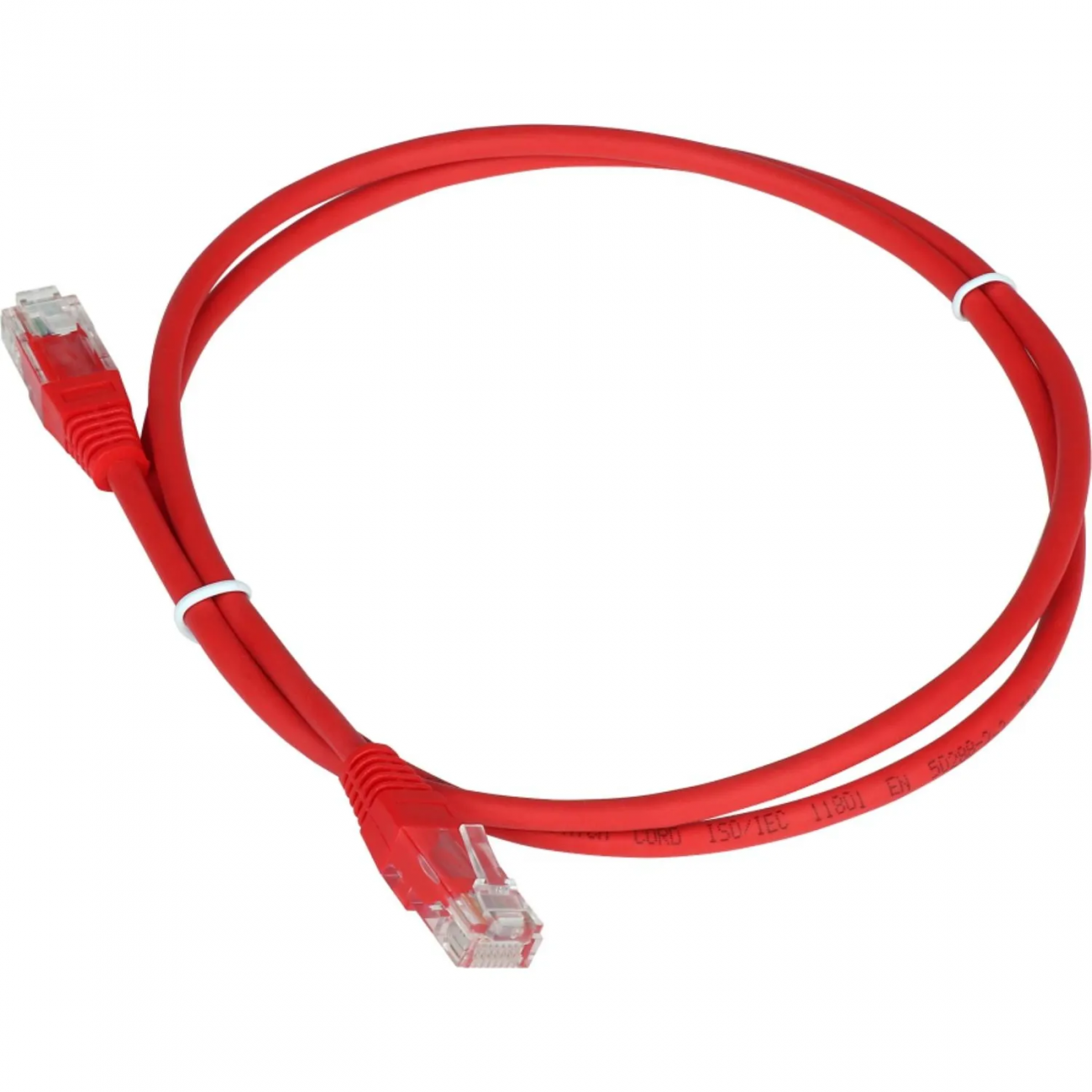 Патч-корд TWT TWT-45-45-1.0-RD UTP кат.5e, 1.0 м, красный 2239395