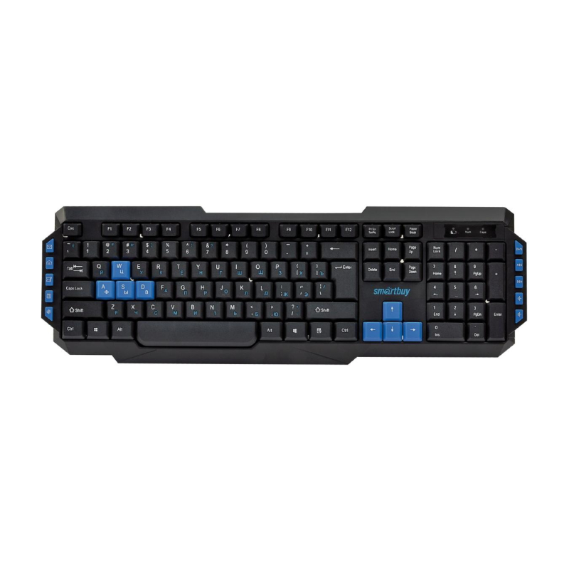 Клавиатура Smartbuy ONE 231 WLS мультимедийная черная (SBK-231AG-K) 1801652