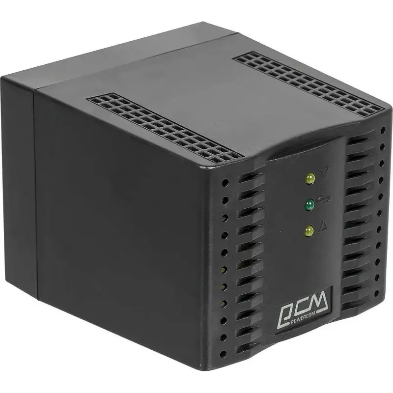 Стабилизатор напряжения Powercom TCA-2000 1000Вт 2000ВА черный 2070044 TCA-2000 BLACK