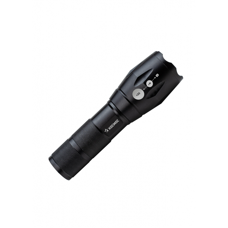 Фонарь КОСМОС Premium 5Вт Q5 LED питание 1х3.7V 18650 Li-on KosAL_5W 1462361
