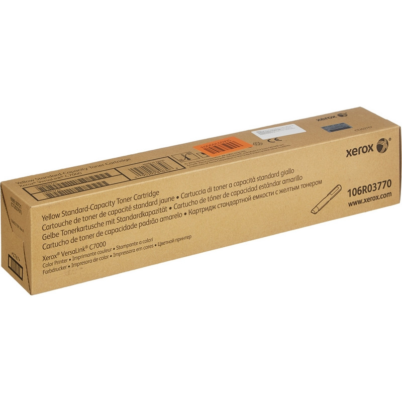 Картридж лазерный Xerox 106R03770 жел. для VersaLink C7000N/DN 761327