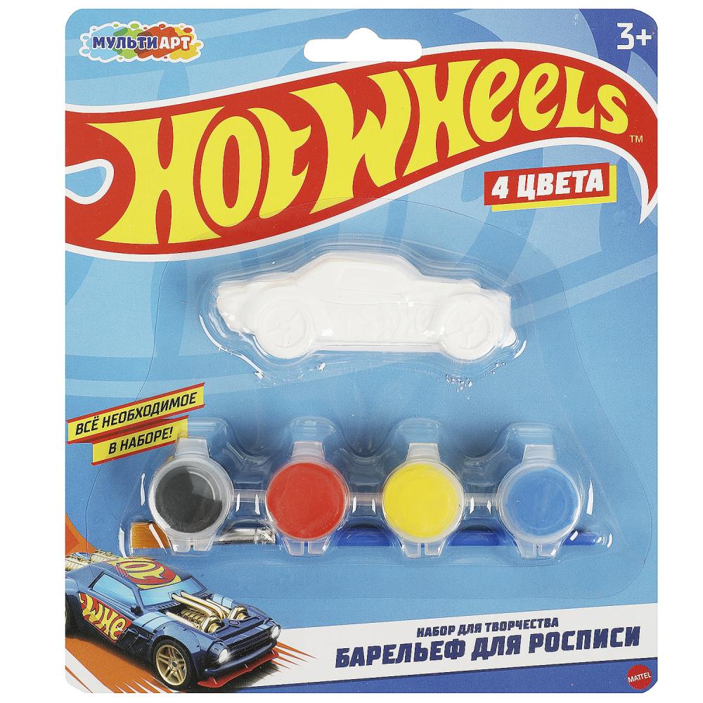 Барельеф для росписи Хот Вилс, 1 шт. МУЛЬТИ АРТ BA-HOTWHEELS1