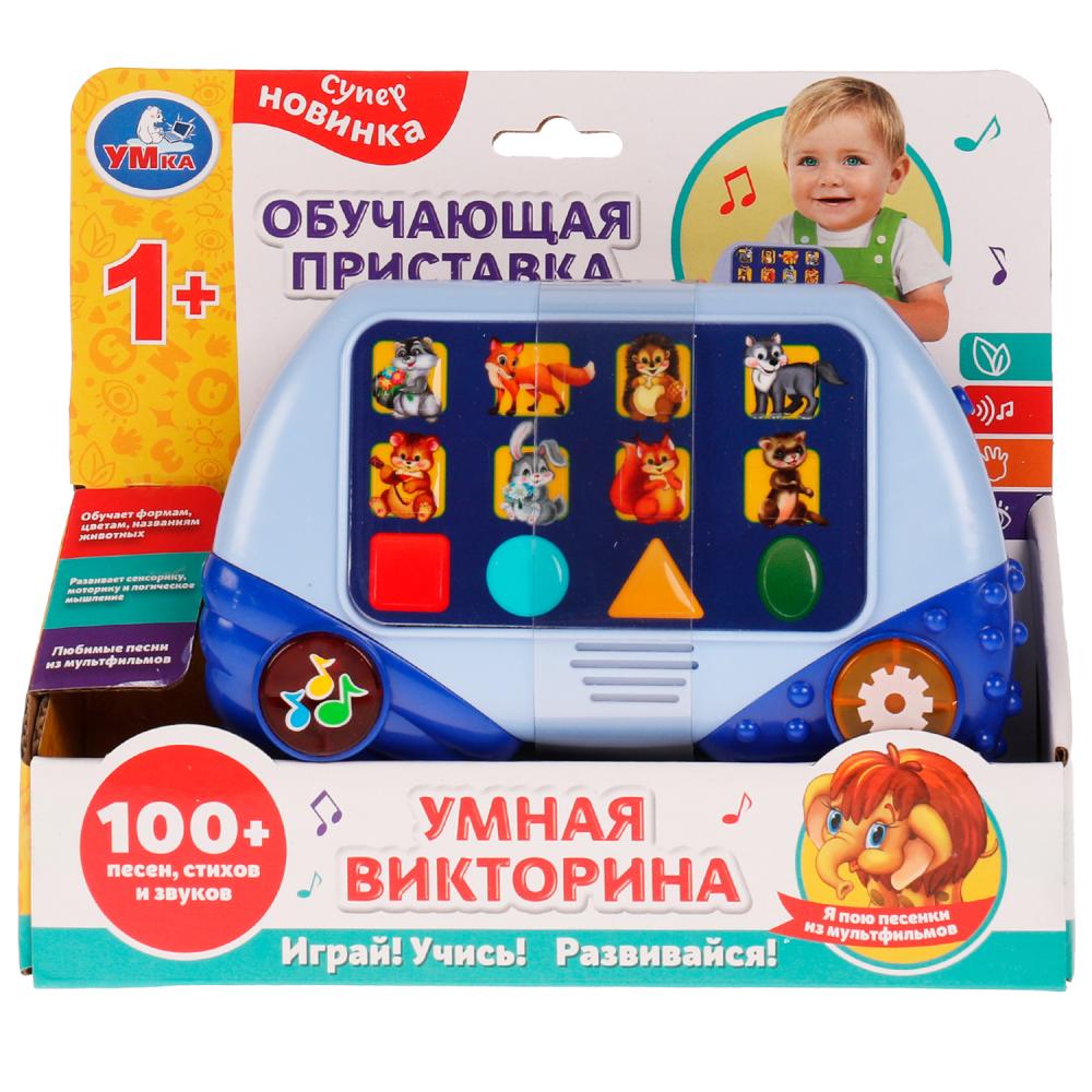 Умная викторина обучающая приставка. 100 песен, стихов, звуков Умка HT512-R