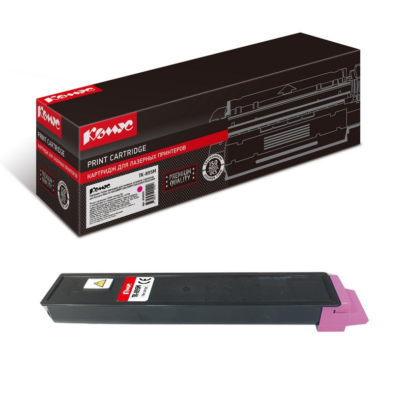Картридж лазерный Комус TK-895M пур. для KyoceraFS-C8020MFP/C8025M 856035