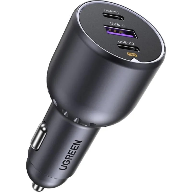 Зарядное устройство UGREEN EC705 (35025) USB-C PD+USB-A130W автомоб, серый 2036043 35025_